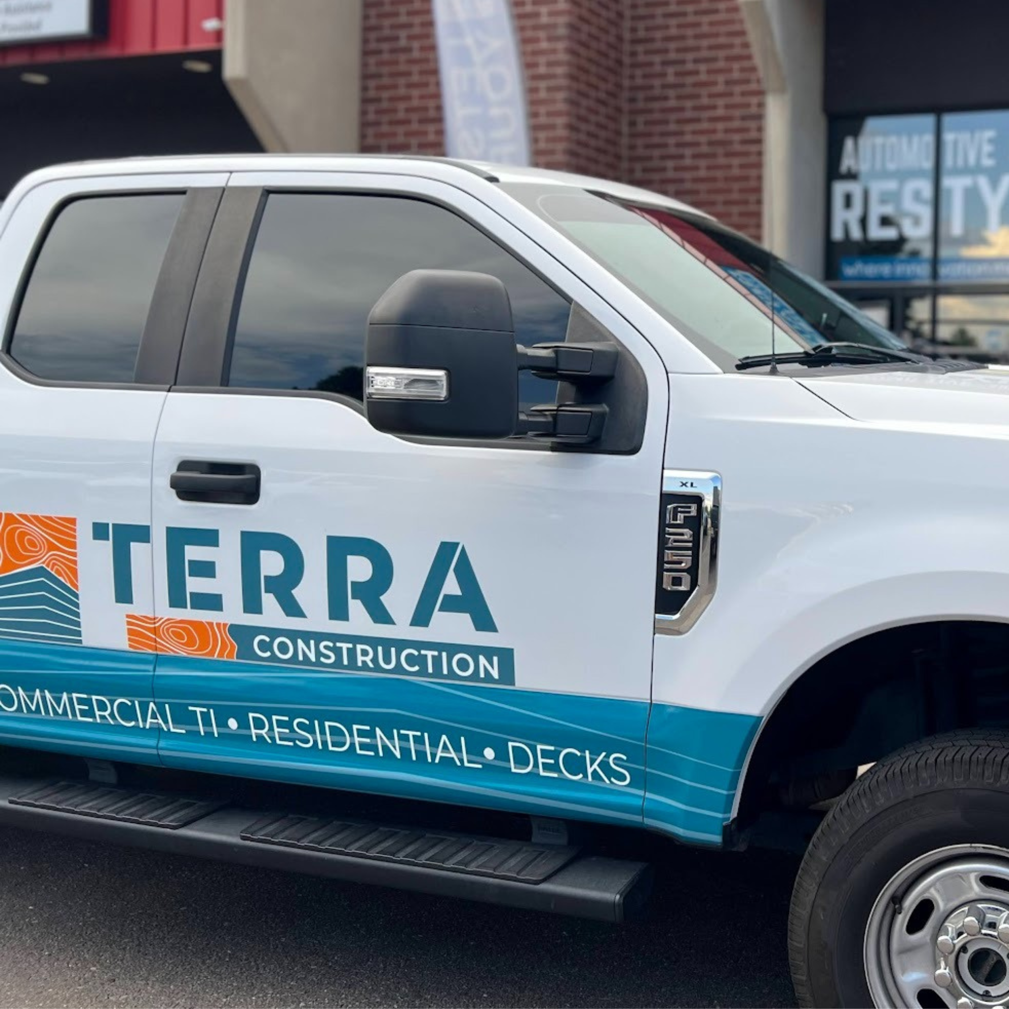 Terra Construction — Full-side commercial wrap · F-250